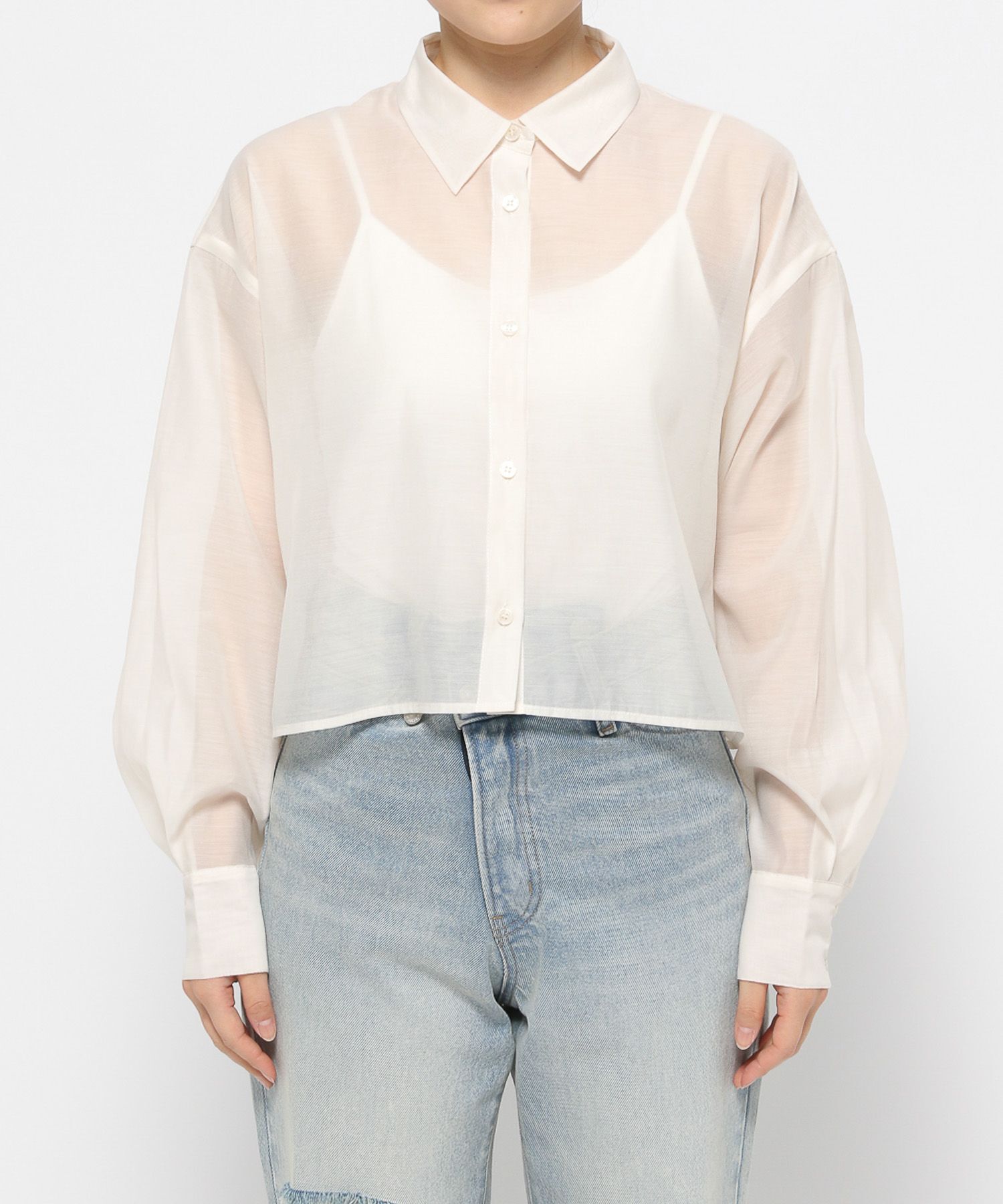 LOWRYS FARM「ｼｱｰｼｬﾂLS*」|シャツ・ブラウス|