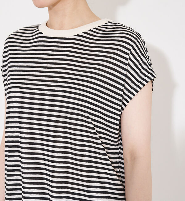 collex「【WEB限定】フレンチスリーブボーダーTシャツ」|Tシャツ・カットソー|