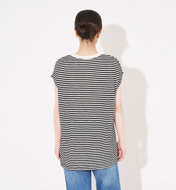 collex「【WEB限定】フレンチスリーブボーダーTシャツ」|Tシャツ・カットソー|