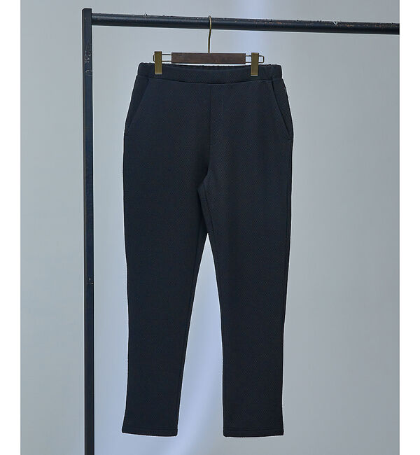 ABAHOUSE「【セットアップ対応】ハニカムメッシュ イージーパンツ / ジョガーパンツ」|その他|ブラック