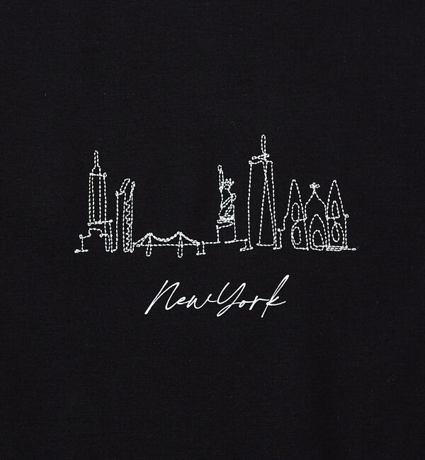 ABAHOUSE「【CITY】刺繍 ポンチ 長袖Tシャツ」|Tシャツ・カットソー|