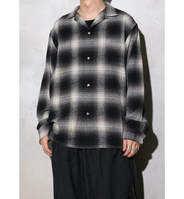 ABAHOUSE「【TOWNCRAFT 】60&lsquo;SLOOP COLLAR NEL OMBRE SH」|シャツ・ブラウス|オフホワイト