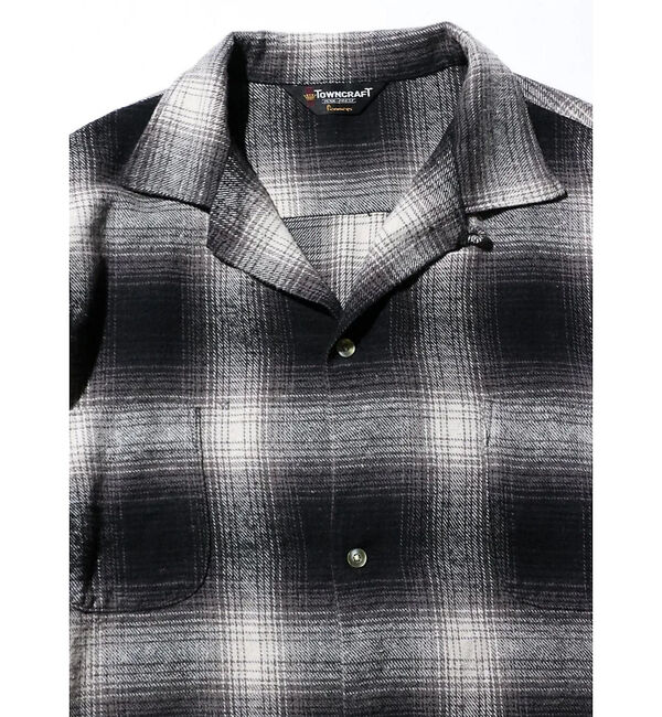 ABAHOUSE「【TOWNCRAFT 】60&lsquo;SLOOP COLLAR NEL OMBRE SH」|シャツ・ブラウス|