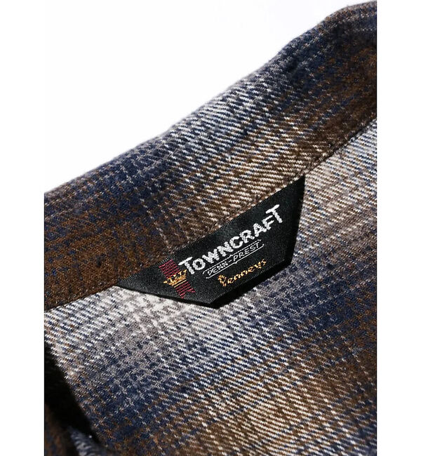 ABAHOUSE「【TOWNCRAFT 】60&lsquo;SLOOP COLLAR NEL OMBRE SH」|シャツ・ブラウス|