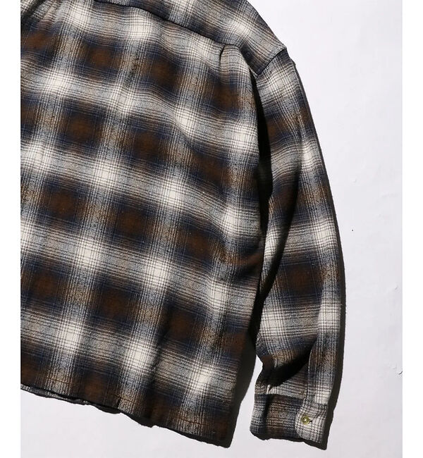 ABAHOUSE「【TOWNCRAFT 】60&lsquo;SLOOP COLLAR NEL OMBRE SH」|シャツ・ブラウス|