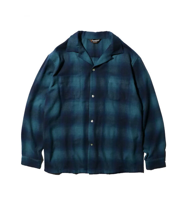 ABAHOUSE「【TOWNCRAFT 】60&lsquo;SLOOP COLLAR NEL OMBRE SH」|シャツ・ブラウス|