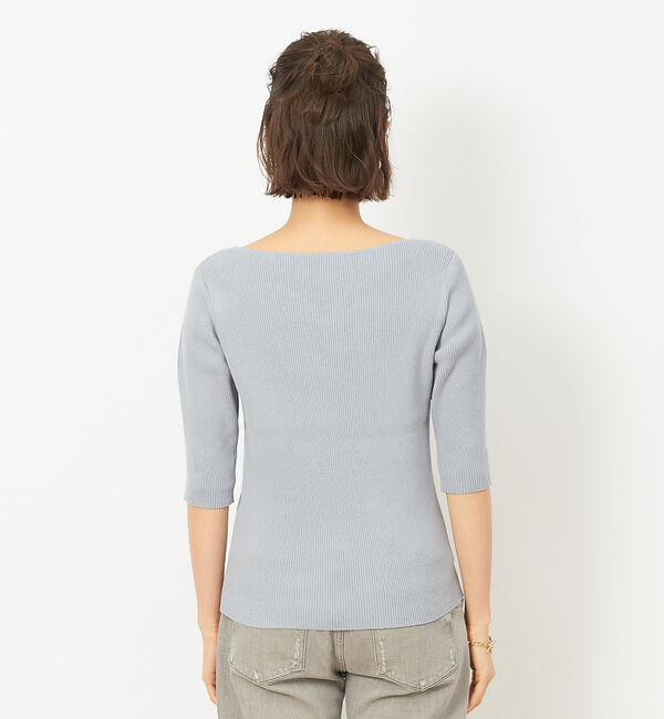 Rouge vif「キーネックリブニット」|ニット・セーター|