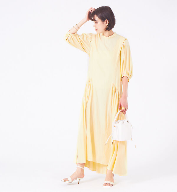 Rouge vif「タックスリーブワンピース」|ワンピース|