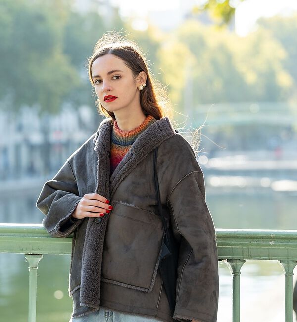 Rouge vif「【Caline Paris/カリーヌパリ 】2連パールイヤリング/両耳」|ピアス|