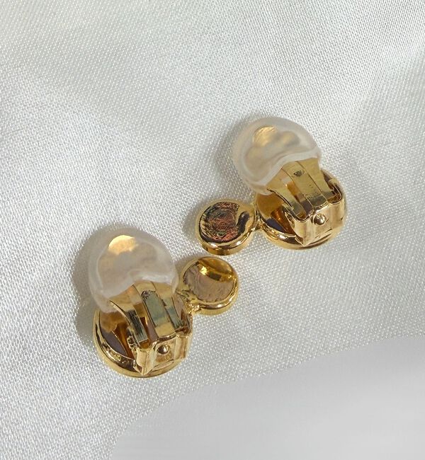 Rouge vif「【Caline Paris/カリーヌパリ 】2連パールイヤリング/両耳」|ピアス|