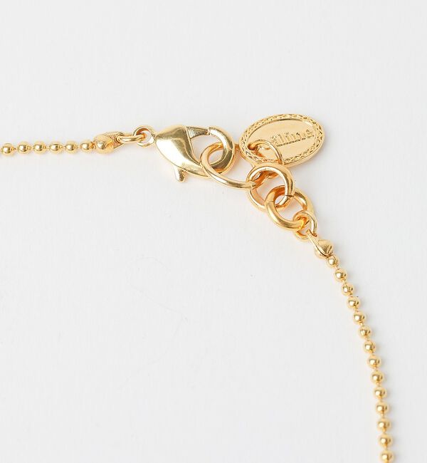 Rouge vif「【Caline Paris/カリーヌパリ 】ゴールドチャームネックレス」|ネックレス|