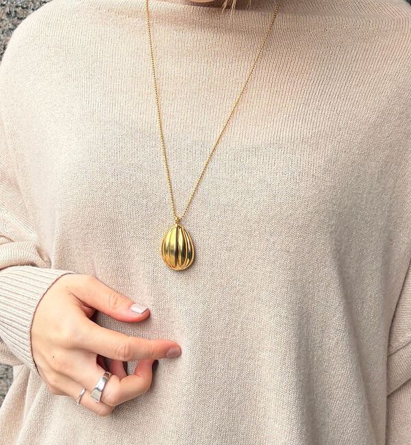 Rouge vif「【Caline Paris/カリーヌパリ 】ゴールドチャームネックレス」|ネックレス|