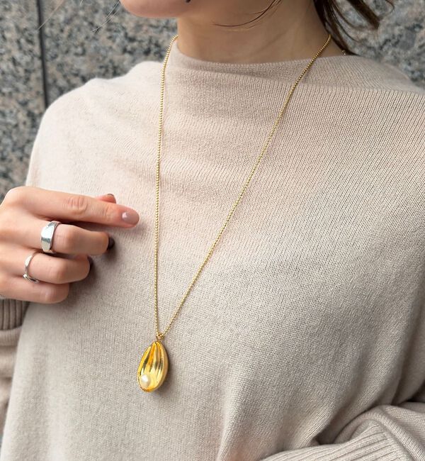 Rouge vif「【Caline Paris/カリーヌパリ 】ゴールドチャームネックレス」|ネックレス|