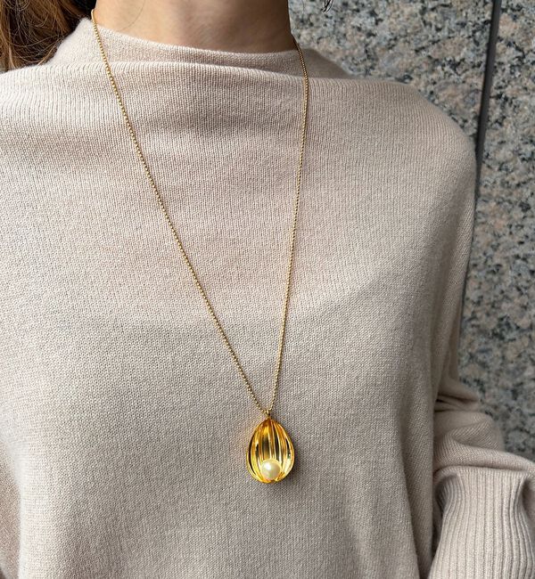 Rouge vif「【Caline Paris/カリーヌパリ 】ゴールドチャームネックレス」|ネックレス|