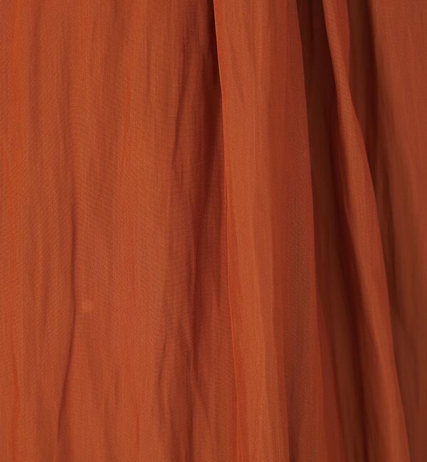 qualite「【WEB・一部店舗限定】ギャザーノースリーブブラウス」|シャツ・ブラウス|