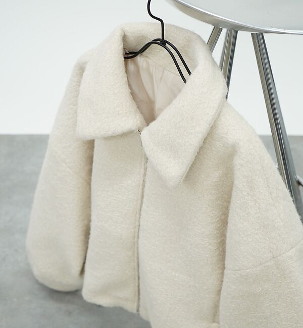 abahouse mavie「ブークレーショートブルゾン」|ブルゾン・スタジャン|