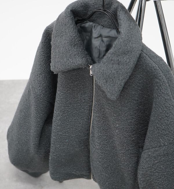 abahouse mavie「ブークレーショートブルゾン」|ブルゾン・スタジャン|