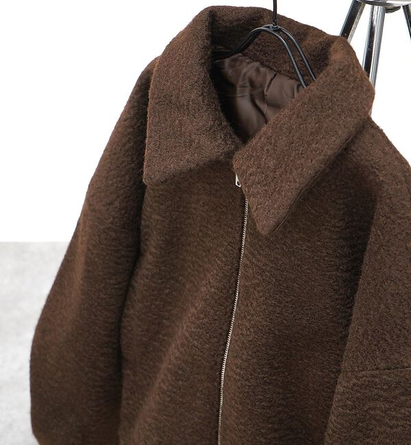 abahouse mavie「ブークレーショートブルゾン」|ブルゾン・スタジャン|