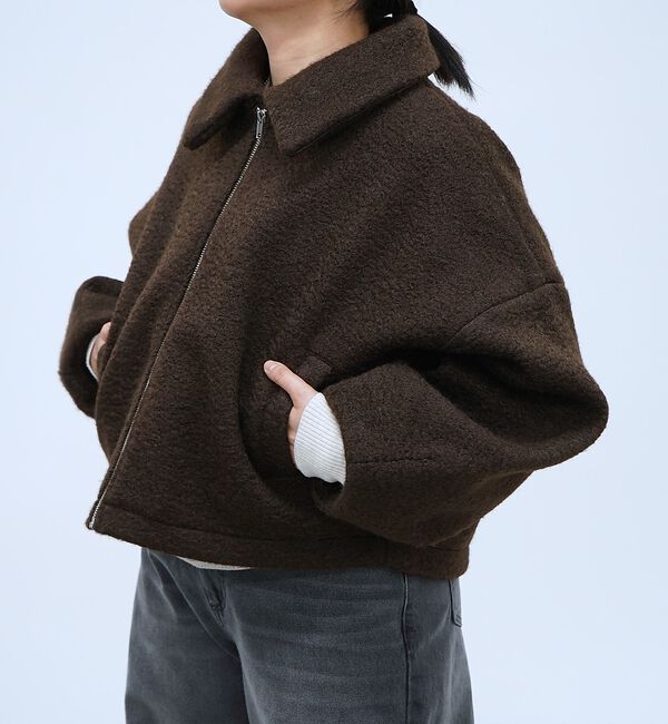 abahouse mavie「ブークレーショートブルゾン」|ブルゾン・スタジャン|