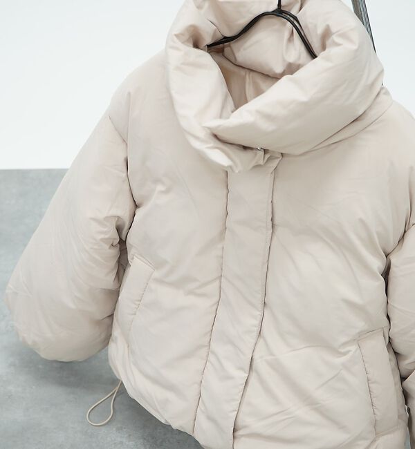 abahouse mavie「シームレス中綿ショートブルゾン」|ブルゾン・スタジャン|