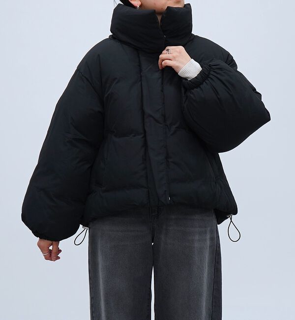 abahouse mavie「シームレス中綿ショートブルゾン」|ブルゾン・スタジャン|