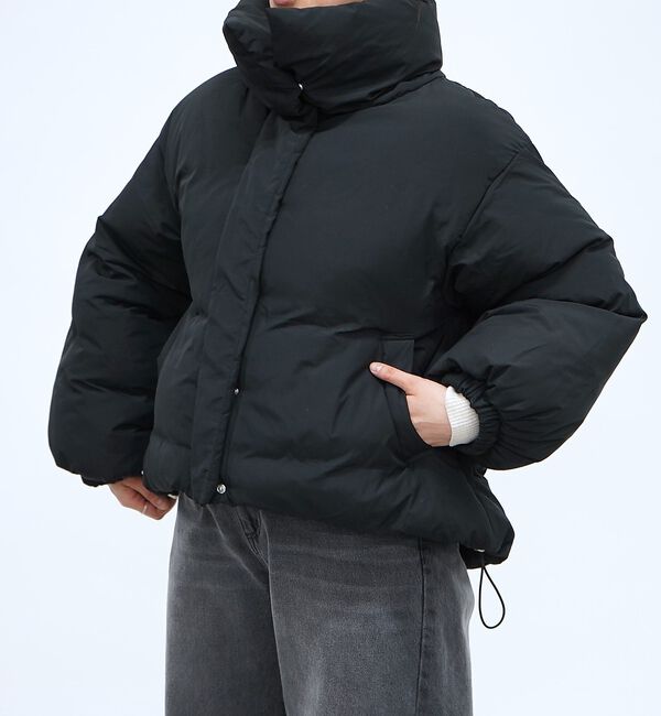 abahouse mavie「シームレス中綿ショートブルゾン」|ブルゾン・スタジャン|