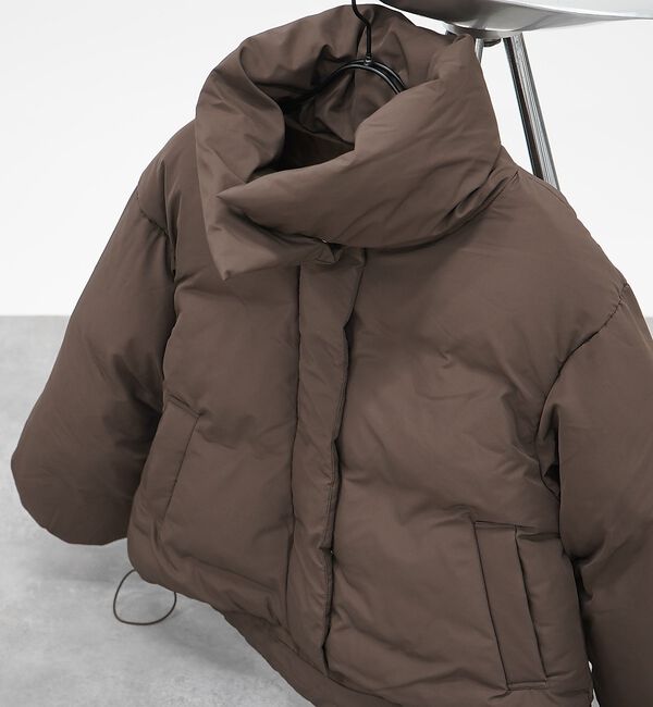 abahouse mavie「シームレス中綿ショートブルゾン」|ブルゾン・スタジャン|