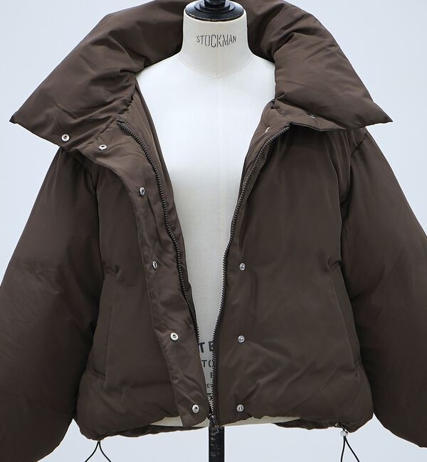 abahouse mavie「シームレス中綿ショートブルゾン」|ブルゾン・スタジャン|