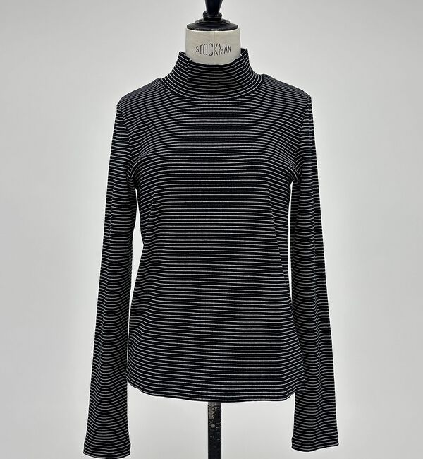 abahouse mavie「ハイネックプルオーバー【予約】」|Tシャツ・カットソー|ブラック系その他1