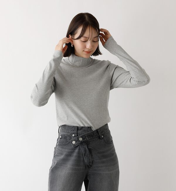 abahouse mavie「ハイネックプルオーバー【予約】」|Tシャツ・カットソー|