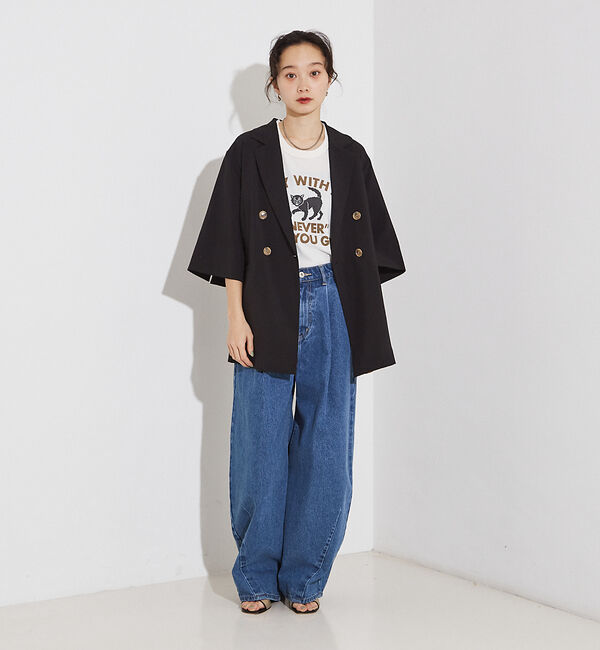 NOMINE「RUSSELL別注 CAT モチーフ Tシャツ」|Tシャツ・カットソー|