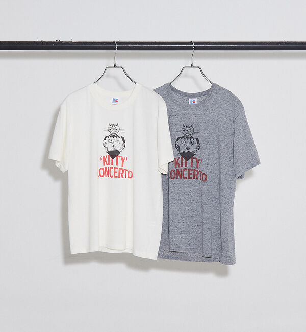 NOMINE「RUSSELL別注 CAT モチーフ Tシャツ」|Tシャツ・カットソー|