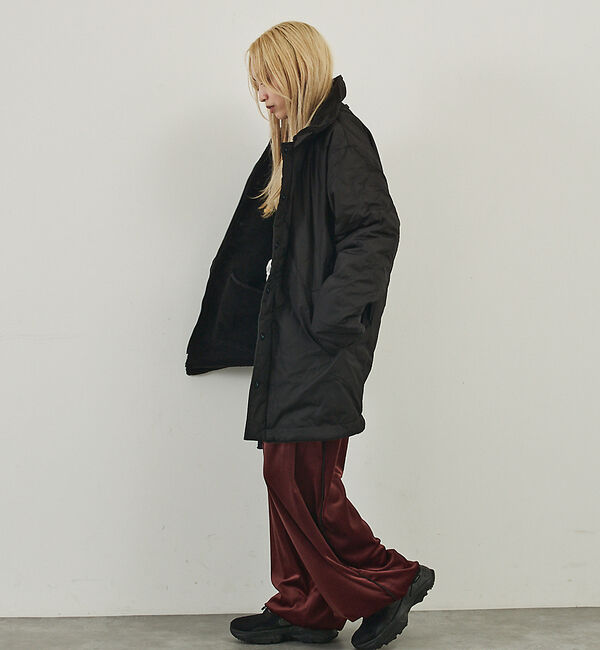 NOMINE「【TAION】リバーシブル ダウンジャケット / ブルゾン（キルティング&times;ボア）」|ダウン|