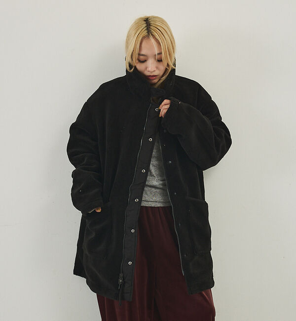 NOMINE「【TAION】リバーシブル ダウンジャケット / ブルゾン（キルティング&times;ボア）」|ダウン|