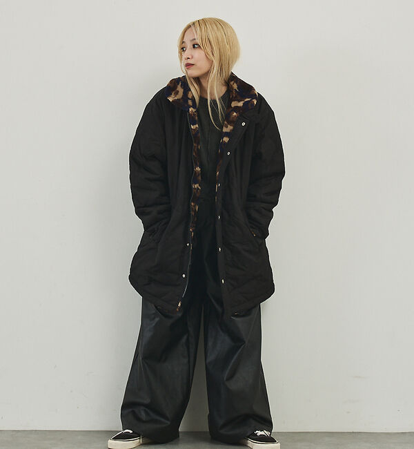 NOMINE「【TAION】リバーシブル ダウンジャケット / ブルゾン（キルティング&times;ボア）」|ダウン|