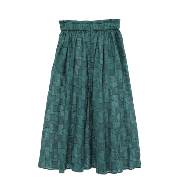 TIARA「スクエアエンブロレースフレアスカート」|スカート|