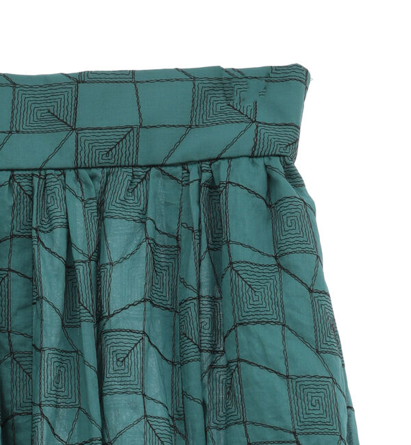 TIARA「スクエアエンブロレースフレアスカート」|スカート|