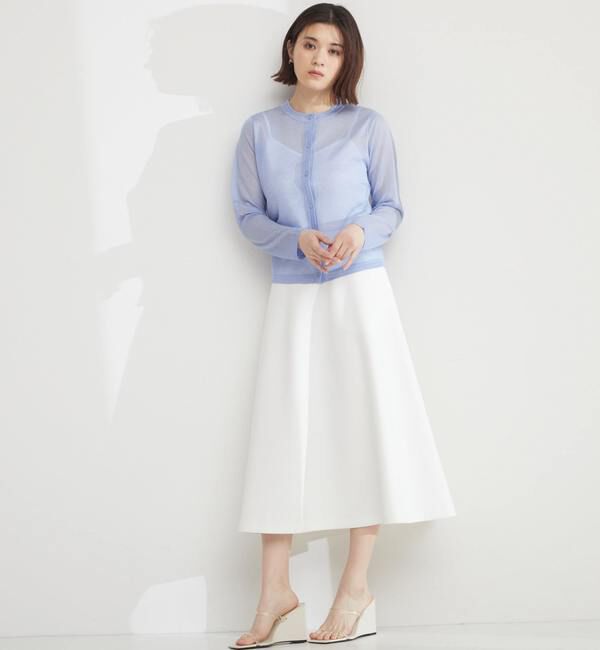 TIARA「ハイゲージラメカーディガン」|カーディガン|