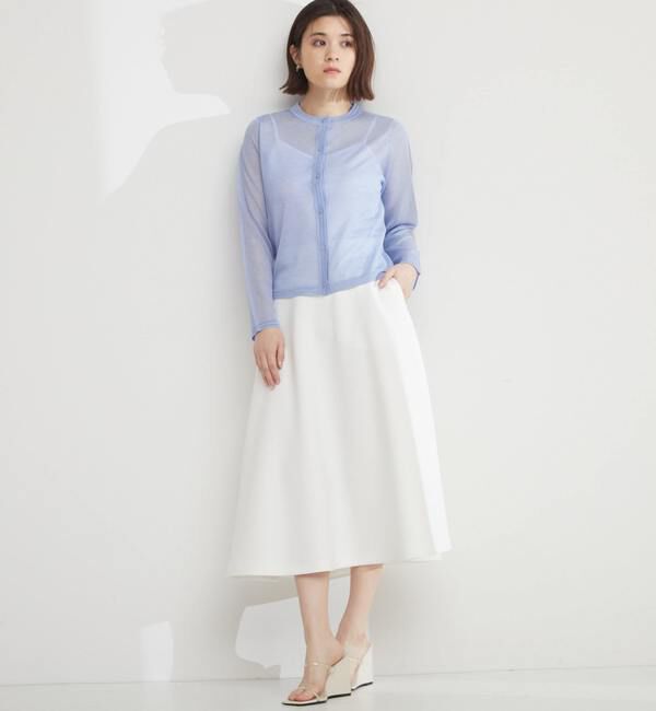 TIARA「ハイゲージラメカーディガン」|カーディガン|