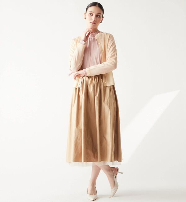 TIARA「ハイゲージラメカーディガン」|カーディガン|