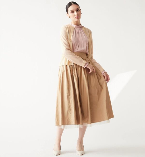 TIARA「ハイゲージラメカーディガン」|カーディガン|