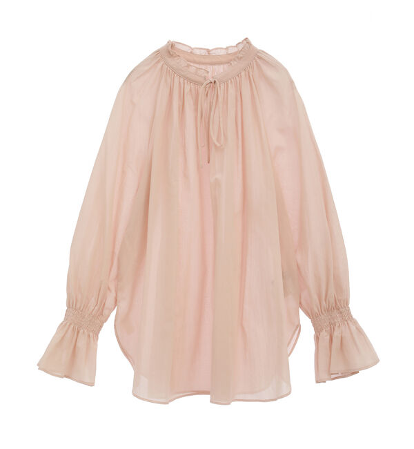 TIARA「袖フリルスキッパーブラウス」|シャツ・ブラウス|