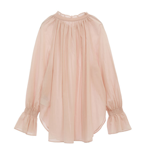 TIARA「袖フリルスキッパーブラウス」|シャツ・ブラウス|