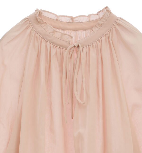 TIARA「袖フリルスキッパーブラウス」|シャツ・ブラウス|