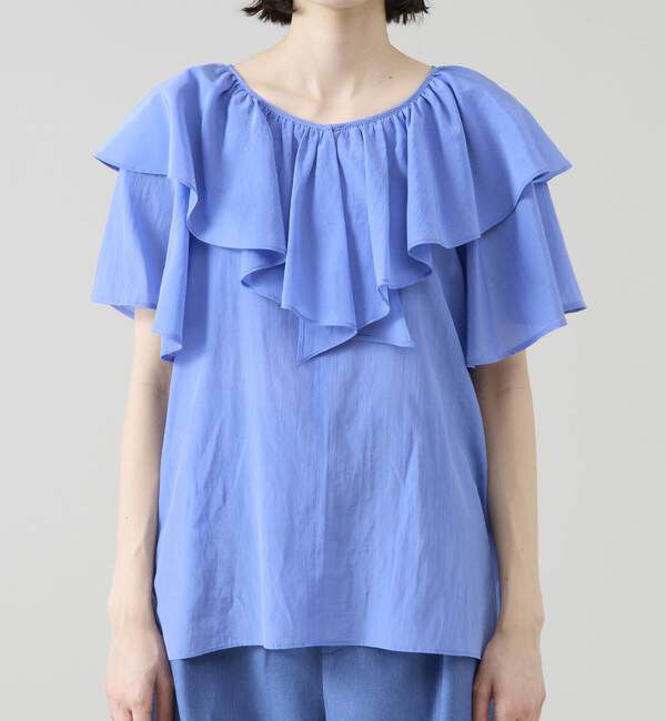 TIARA「フリルカラー2WAYブラウス」|シャツ・ブラウス|