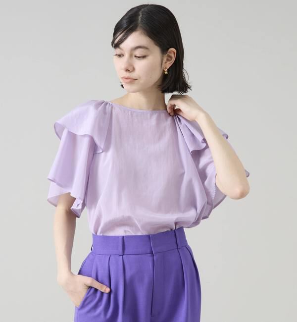 TIARA「フリルカラー2WAYブラウス」|シャツ・ブラウス|