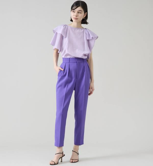 TIARA「フリルカラー2WAYブラウス」|シャツ・ブラウス|