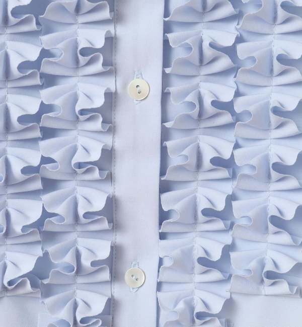 TIARA「【MARILYN MOON/マリリンムーン】フロントフリル袖ボリュームブラウス（4252-177）」|シャツ・ブラウス|