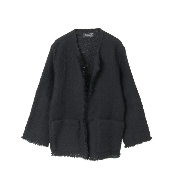 TIARA「【John Branigan/ジョンブラニガン】ツイードカーディガン」|カーディガン|ブラック