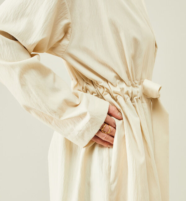 Liesse「ドライタッチウエストギャザーコート」|その他|